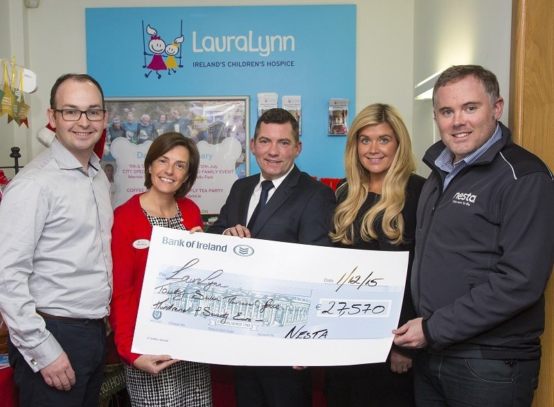 Nesta Raises €27,570 for The LauraLynn Children’s Hospice
